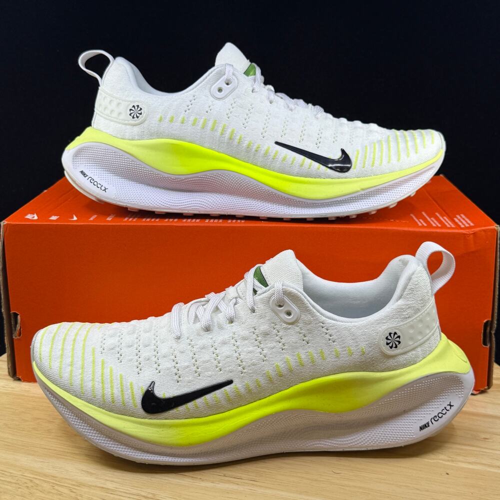 NEW Nike ReactX Infinity Run 4 White Light Lemon Twist DR2665-101 Size 7M/ 8.5W